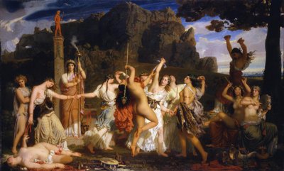 La Danse des Bacchantes by Charles Gleyre